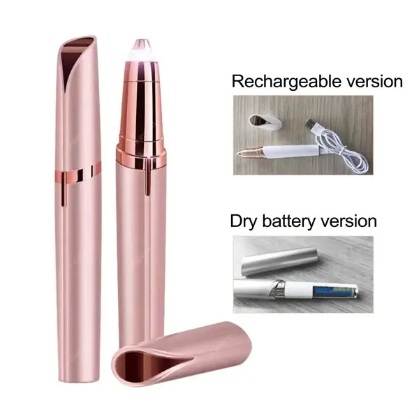 Usb Rechargeable Mini Hair Trimmer - Lipstick Brow Shaver