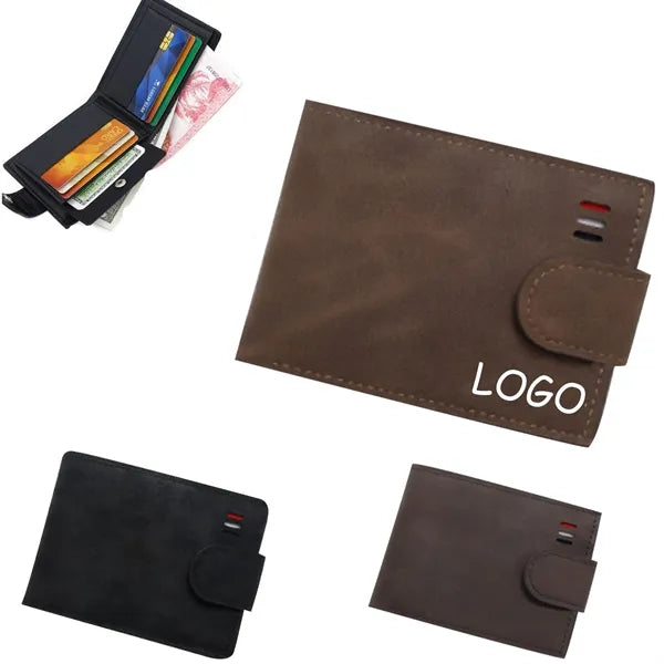 Mens Leather Bifold Wallet