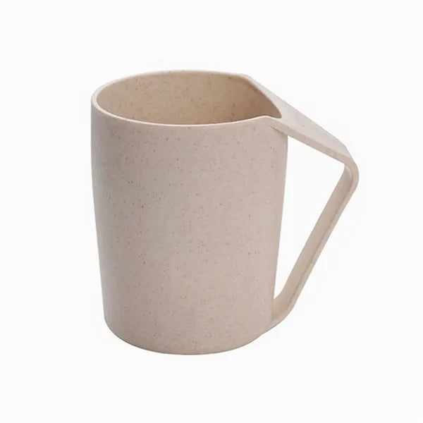 Eco-Friendly Wheat Straw Toothbrush Cup