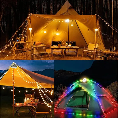 8 Meter 4 In 1 Outdoor Waterproof Camping String Lights