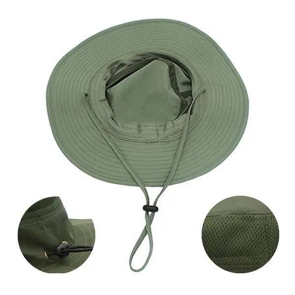 Wide Brim UV Protection Sun Bucket Hat ( Polyester )