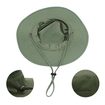 Wide Brim UV Protection Sun Bucket Hat ( Polyester )