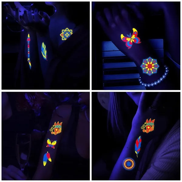Luminous Temporary Tattoos Stickers