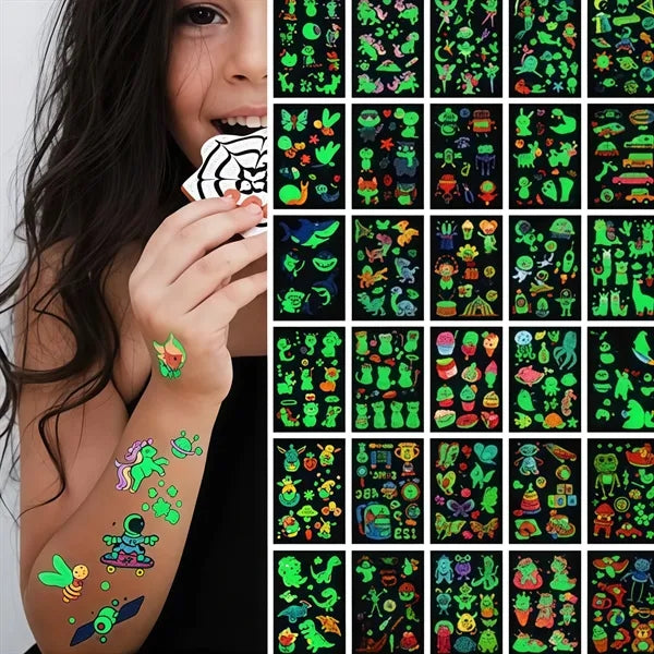 Luminous Temporary Tattoos Stickers