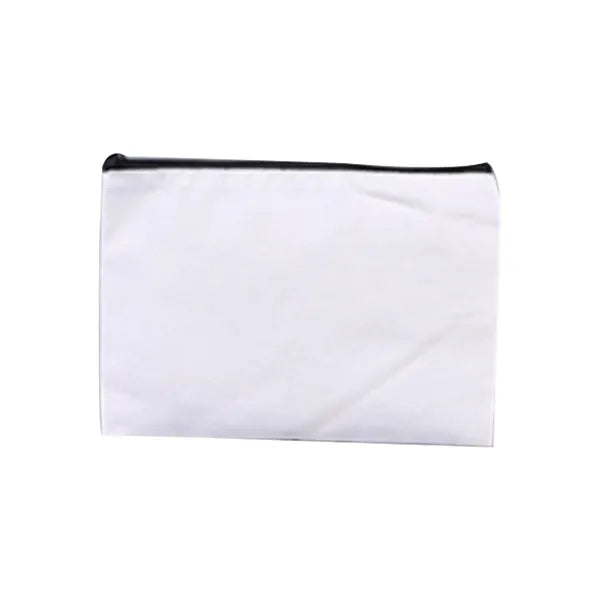 Multi-Purpose Cotton Zippered Solid Color Canvas Bag