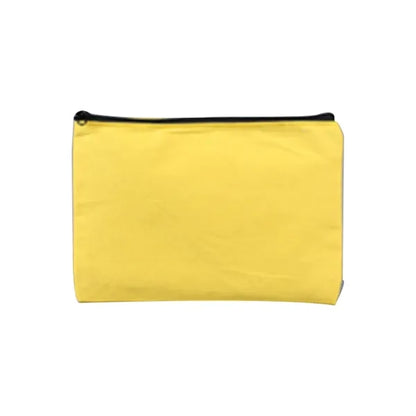 Multi-Purpose Cotton Zippered Solid Color Canvas Bag