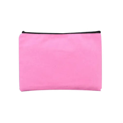 Multi-Purpose Cotton Zippered Solid Color Canvas Bag