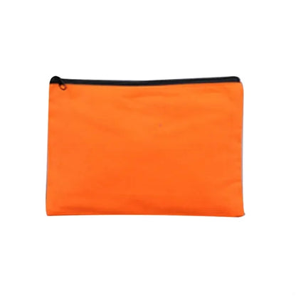 Multi-Purpose Cotton Zippered Solid Color Canvas Bag