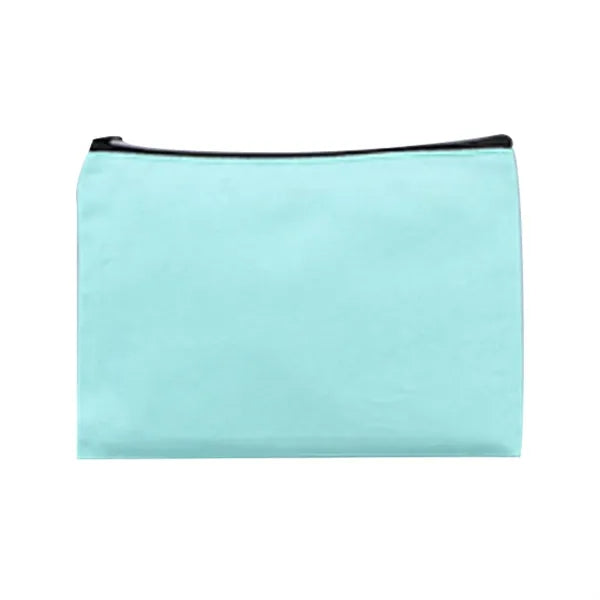 Multi-Purpose Cotton Zippered Solid Color Canvas Bag