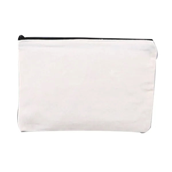 Multi-Purpose Cotton Zippered Solid Color Canvas Bag