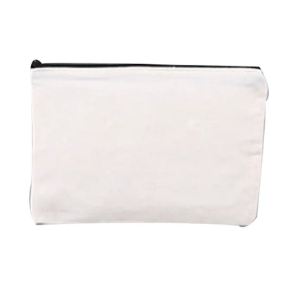 Multi-Purpose Cotton Zippered Solid Color Canvas Bag