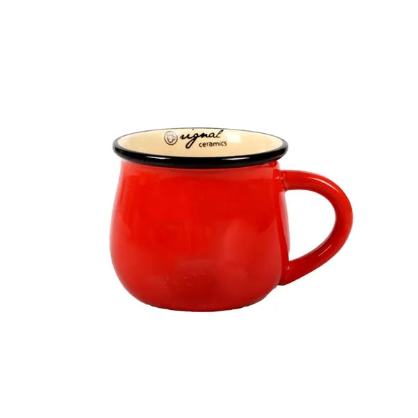 Pot Belly Ceramic Breakfast Mug