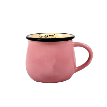 Pot Belly Ceramic Breakfast Mug