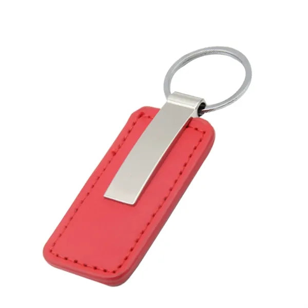 Metal/Leather Keychain