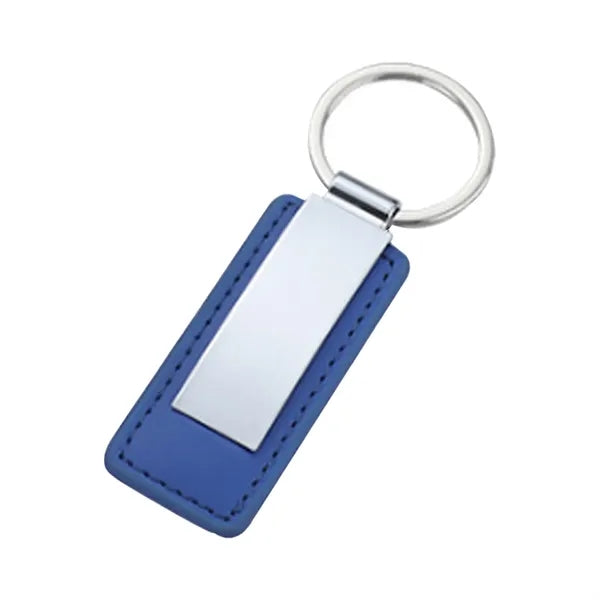 Metal/Leather Keychain