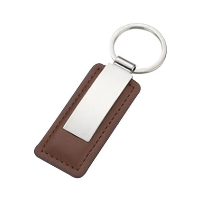 Metal/Leather Keychain