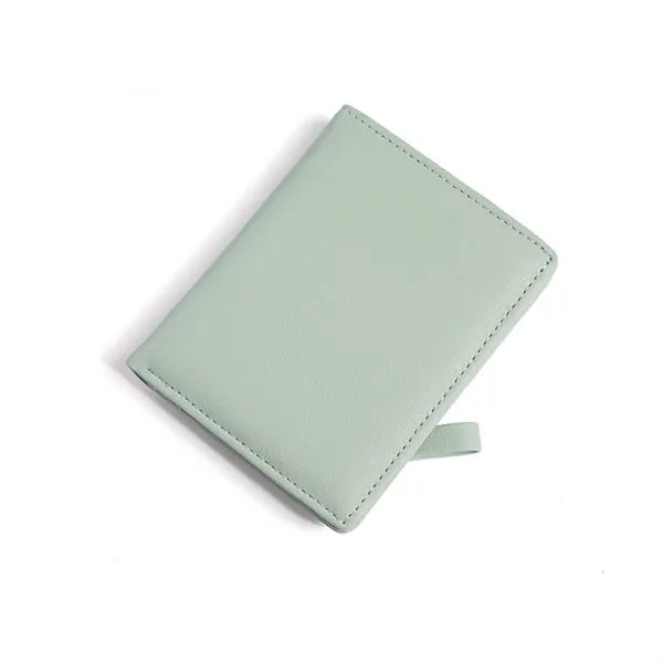 Bifold Leather Ladies Short Wallet