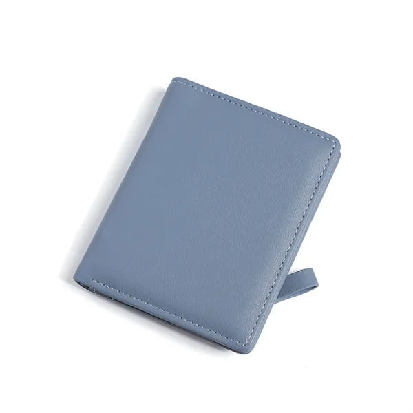 Bifold Leather Ladies Short Wallet