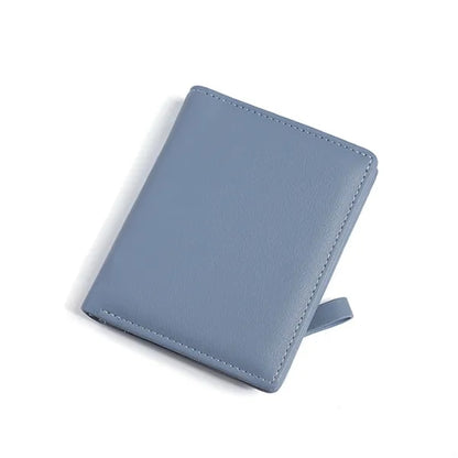 Bifold Leather Ladies Short Wallet