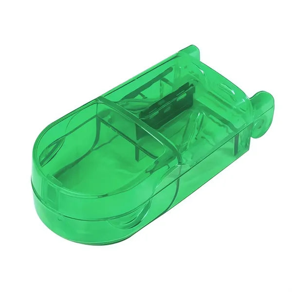 Transparent Pill Case With Cutter