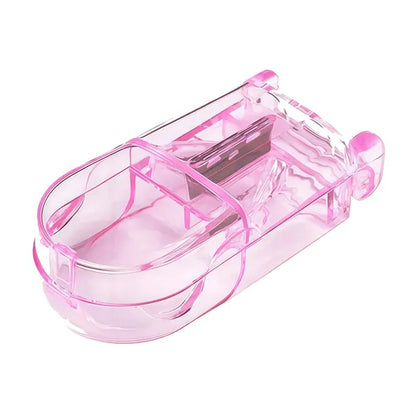 Transparent Pill Case With Cutter