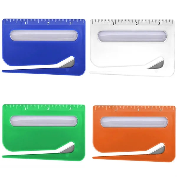 Letter Opener W/ Ruler And Magnifier