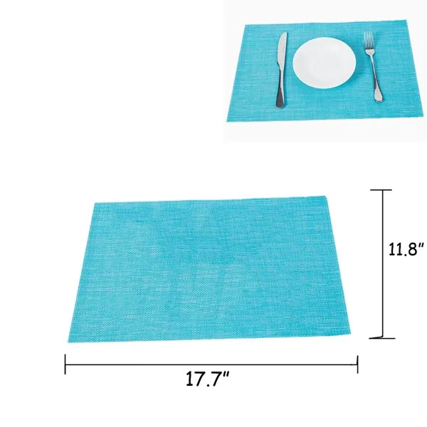 Pvc Woven Non-Slip Placemats