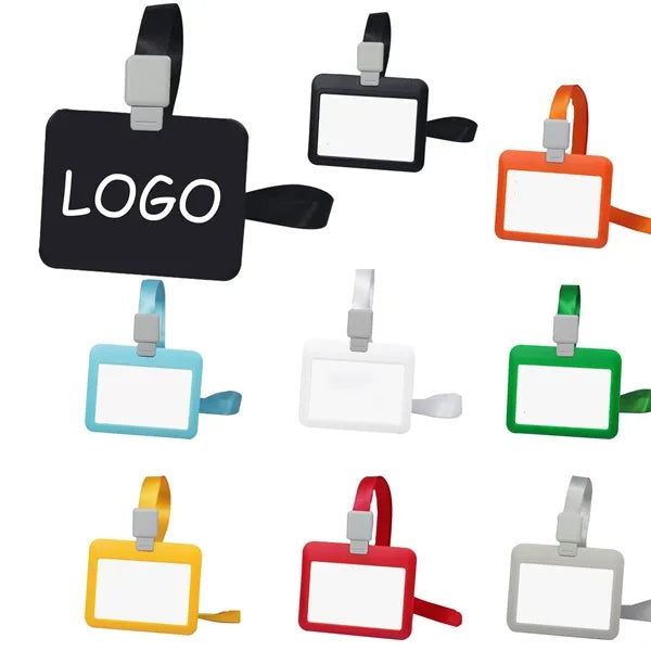 Id Badge Holder With Neck Lanyard