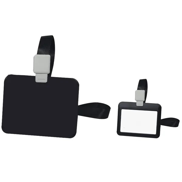 Id Badge Holder With Neck Lanyard