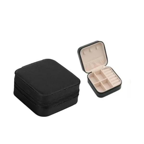 Portable Pu Leather Jewelry Storage Case