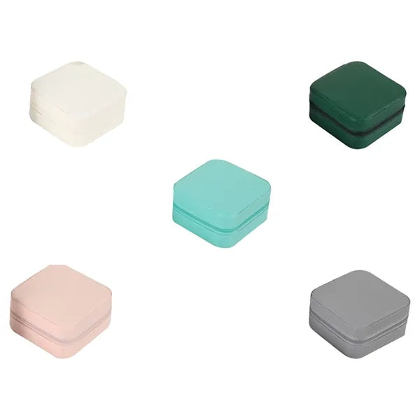 Portable Pu Leather Jewelry Storage Case