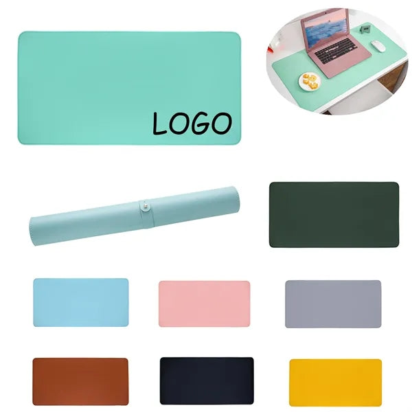 Large Leather Non-Slip Waterproof Mouse Pad