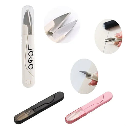 U-Shape Sewing Scissors With Lid