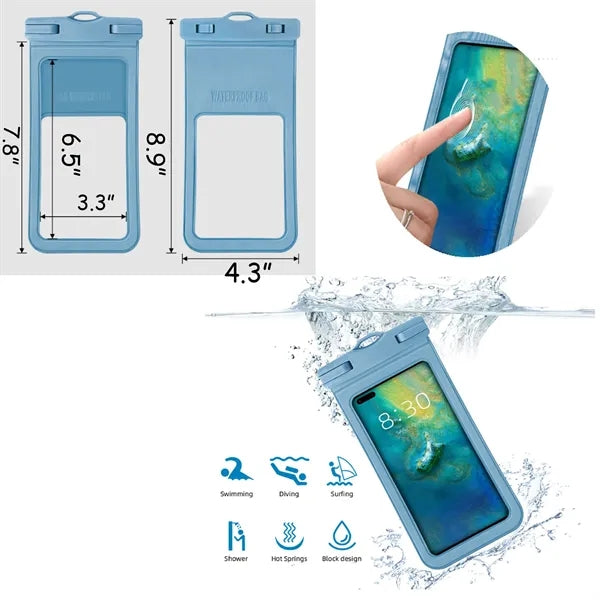 Waterproof Pouch For Touchscreen Mobile Phones