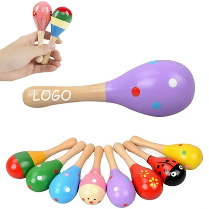 Wooden Hand Shaker Maracas