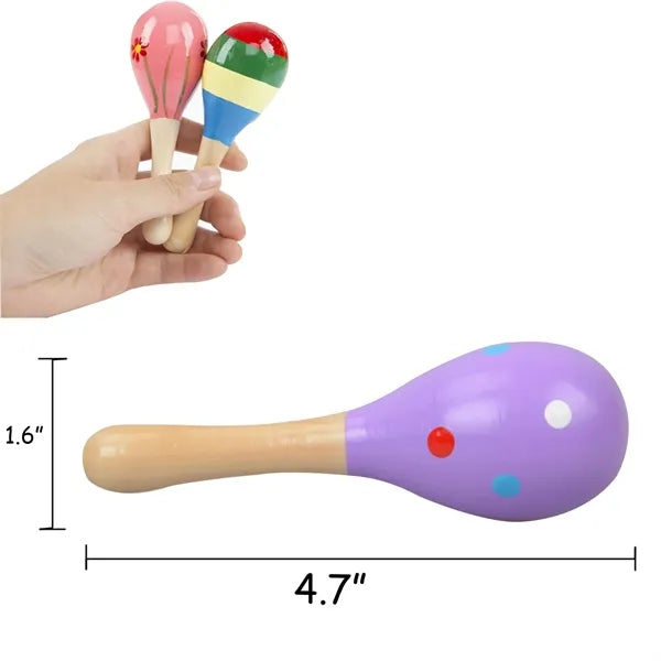 Wooden Hand Shaker Maracas