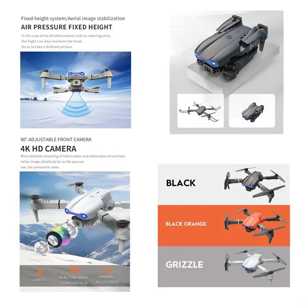 4K Photography Mini Drones With Dual Camera