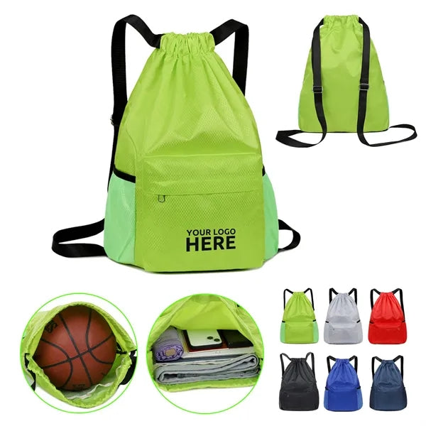Waterproof Sport Drawstring Gym Bag