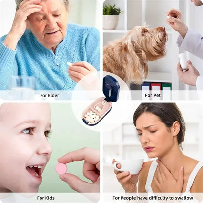 Portable Pill Box With Cutting Function