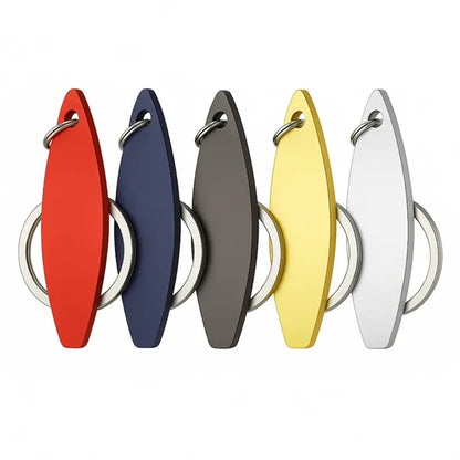 Custom Metal Surfboard Beer Bottle Opener Keychain