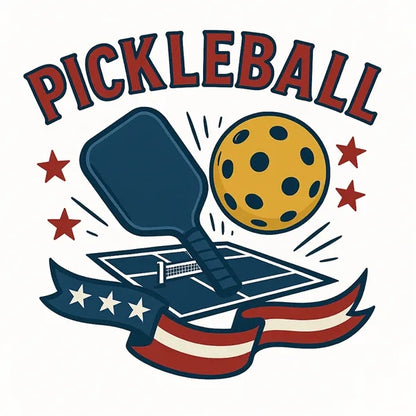 Custom Metal Pickleball Keychain With Mini Paddle And Ball