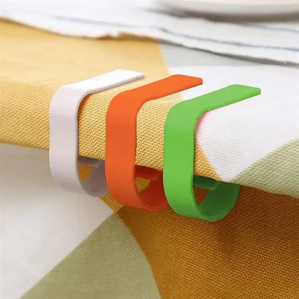 Multi-Functional Non-Slip Fixed Plastic Tablecloth Clips