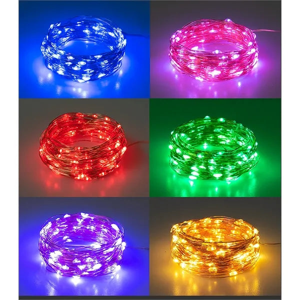 40Ft 100 Led Usb Waterproof Copper String Lights
