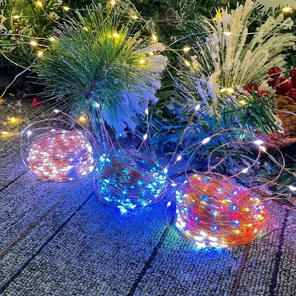 40Ft 100 Led Usb Waterproof Copper String Lights