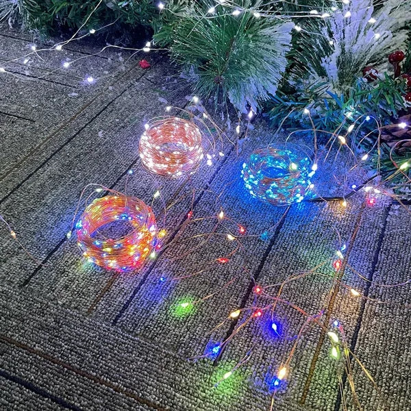 40Ft 100 Led Usb Waterproof Copper String Lights