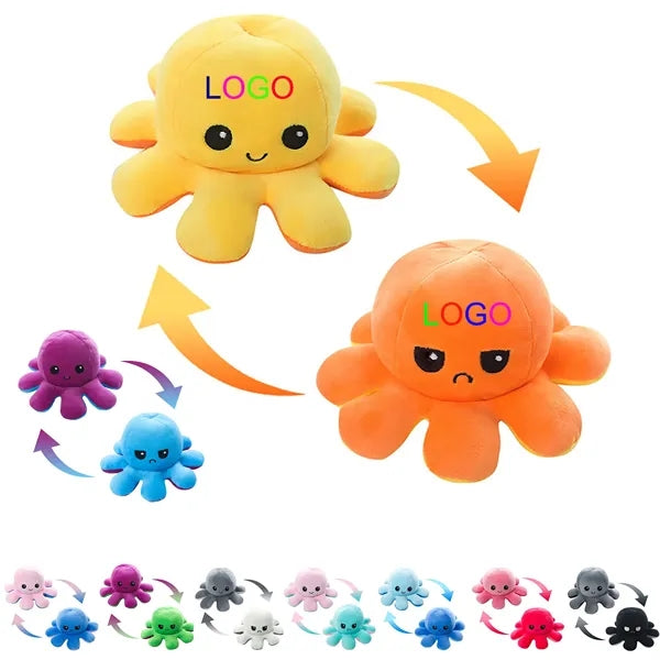 Flip Octopus Stuffed Toy (Full Color Printing)