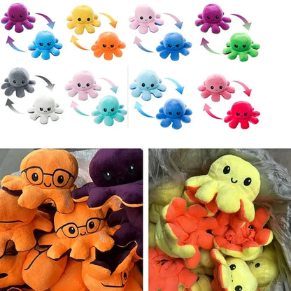 Flip Octopus Stuffed Toy (Full Color Printing)