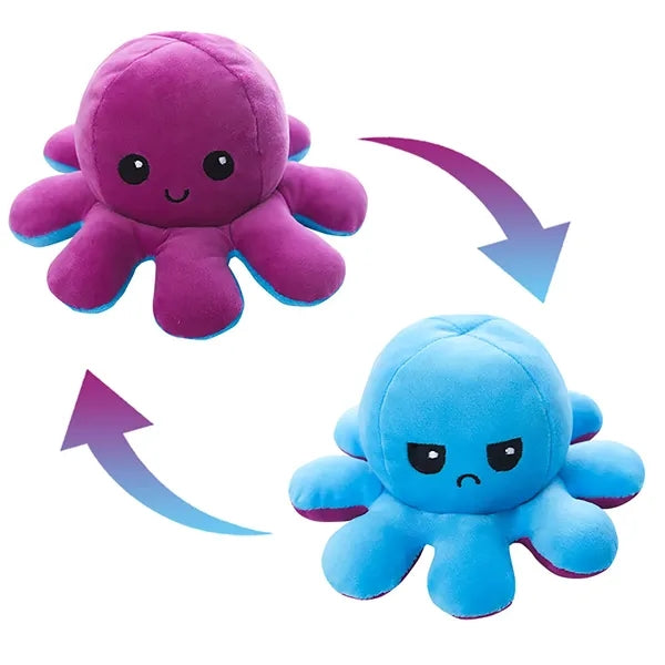 Flip Octopus Stuffed Toy (Full Color Printing)