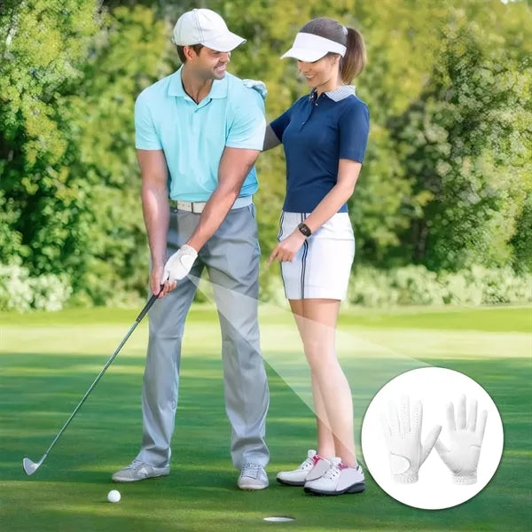 Golf Leather Adjustable Gloves