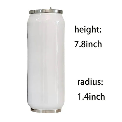 15Oz Full Color Customizable Stainless Steel Can Tumbler